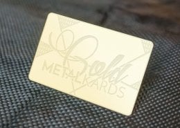 Gold Finish Business Cards