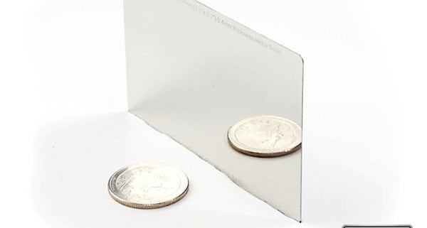 Polished Chrome Metal Business Cards