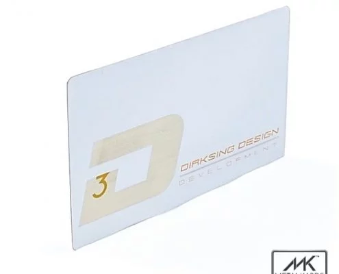 White Metal Business Cards