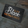 Black Metal Business Cards
