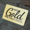 Thick Gold Business Card