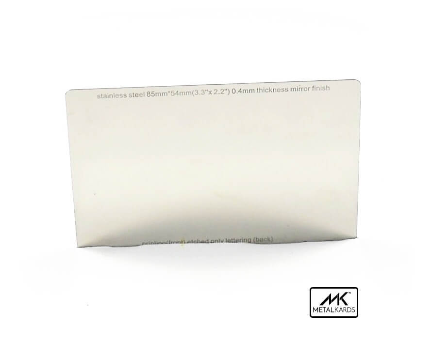 Black and White Metal Cards