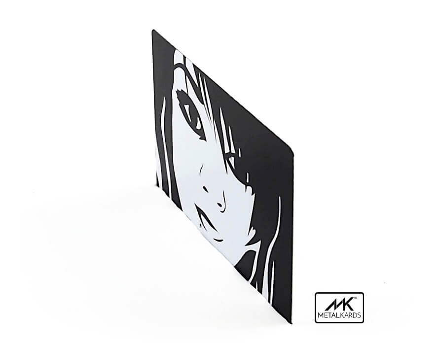 Black and White Metal Cards